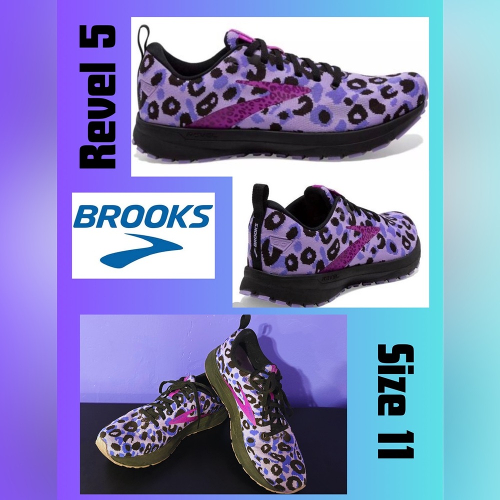 Brooks Women's Revel 5 in Electric Cheetah